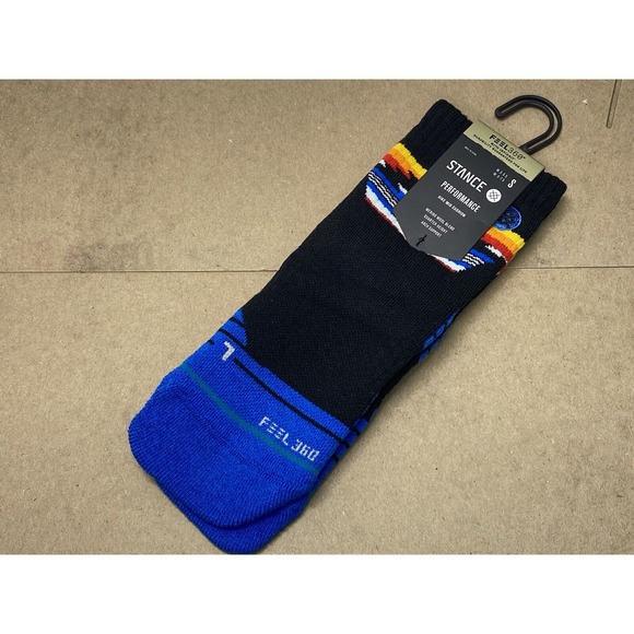 NWT Stance Feel 360 Performance HIKE Mid Cushion 1/4 Height Wool Socks SMALL - Picture 2 of 9